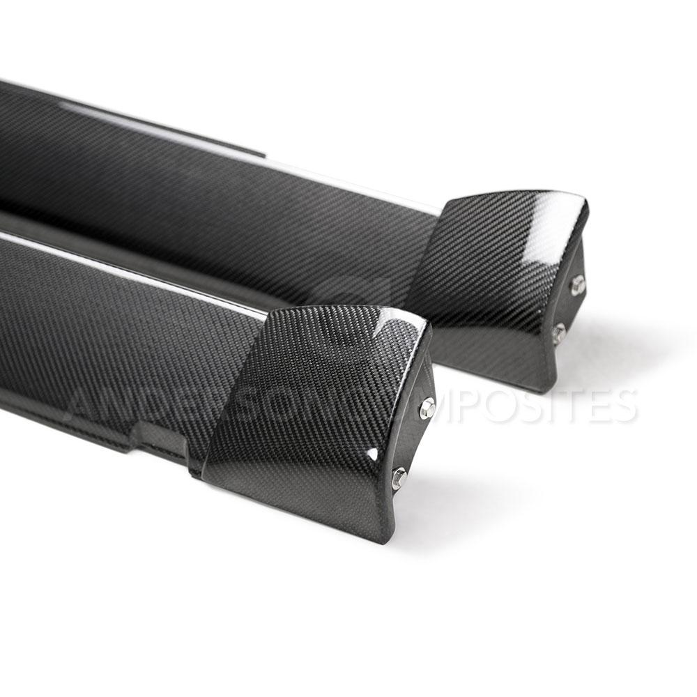Anderson Composites Type-WB Carbon fiber rocker panel for 2018-2020 Dodge Challenger Widebody  (AC-SS18DGCHHC)