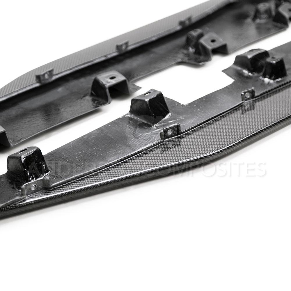 Anderson Composites Carbon fiber side splitter extensions for 2020-2021 Ford Mustang Shelby GT500  (AC-SX20FDMU500)