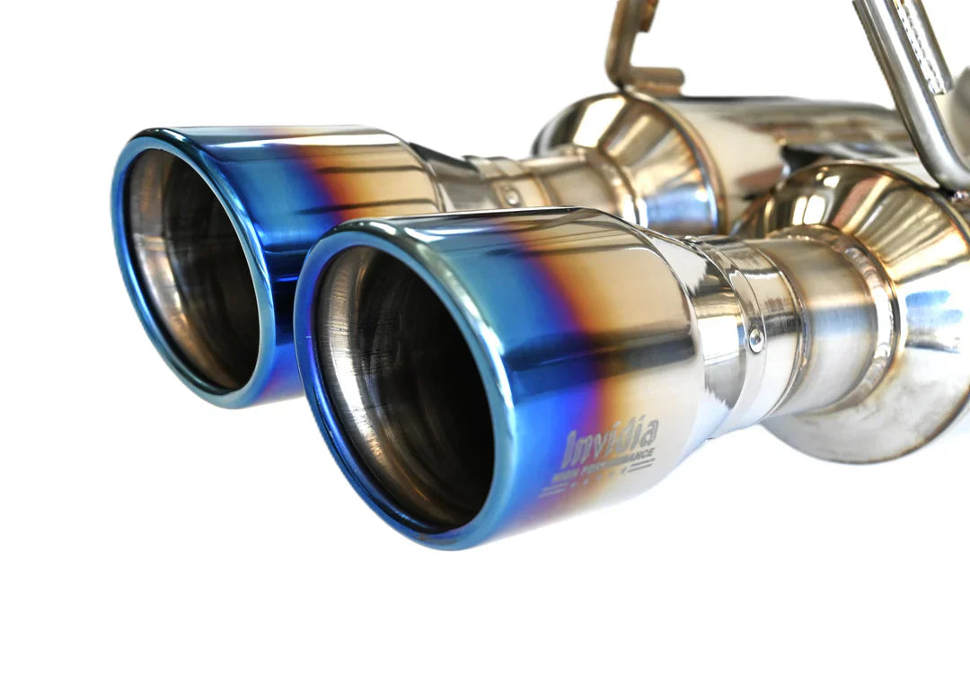 Invidia R400 Rolled Titanium Tip Catback | 2023+ Toyota GR Corolla (HS22TGCGM2RTL)