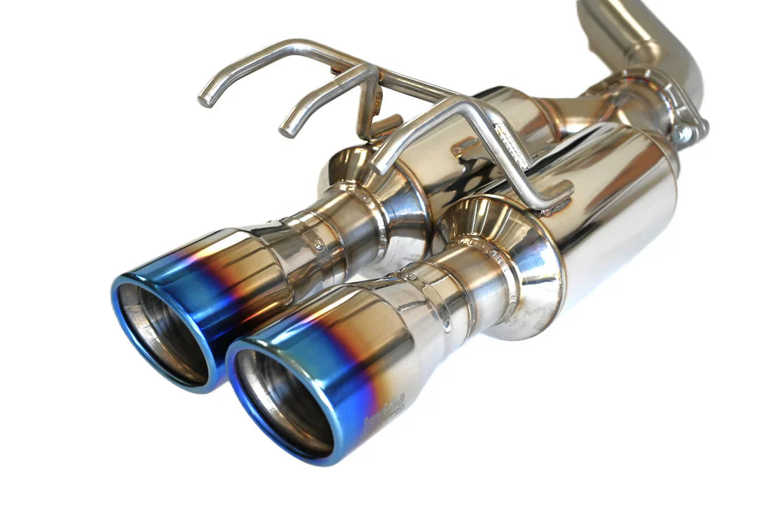 Invidia R400 Rolled Titanium Tip Catback | 2023+ Toyota GR Corolla (HS22TGCGM2RTL)