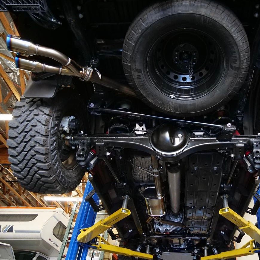HKS Legamax Trail Master Exhaust (Axleback) - Toyota Tundra Crewmax 5.5Ft Bed 2022+