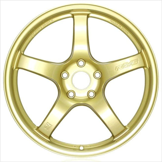 Gram Lights 57DR 18x9.5 +38 5x114.3 E8 Gold (SET)