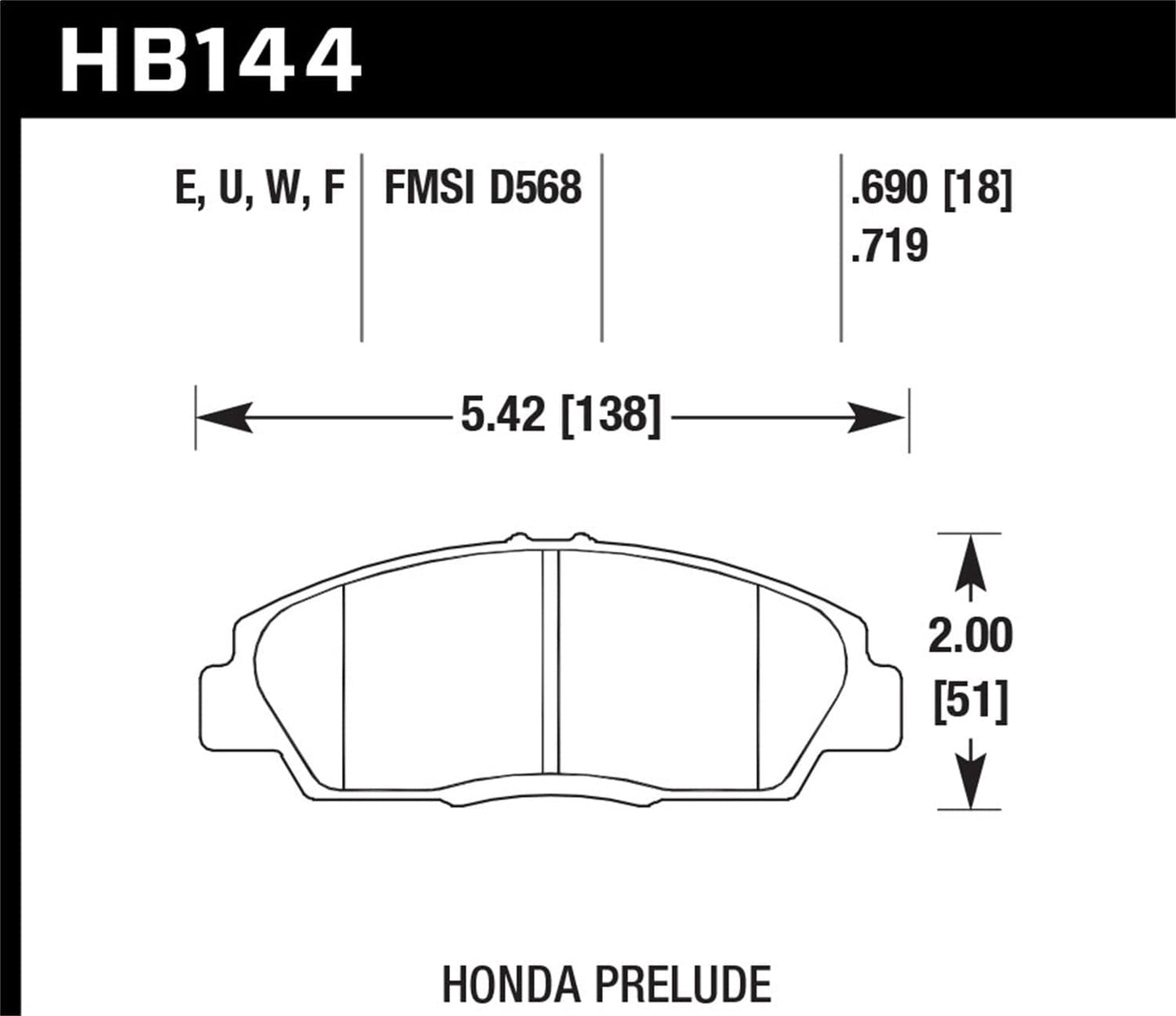 Hawk 91-93 BMW M5/95-02 DTC-70 Race Front Brake Pads