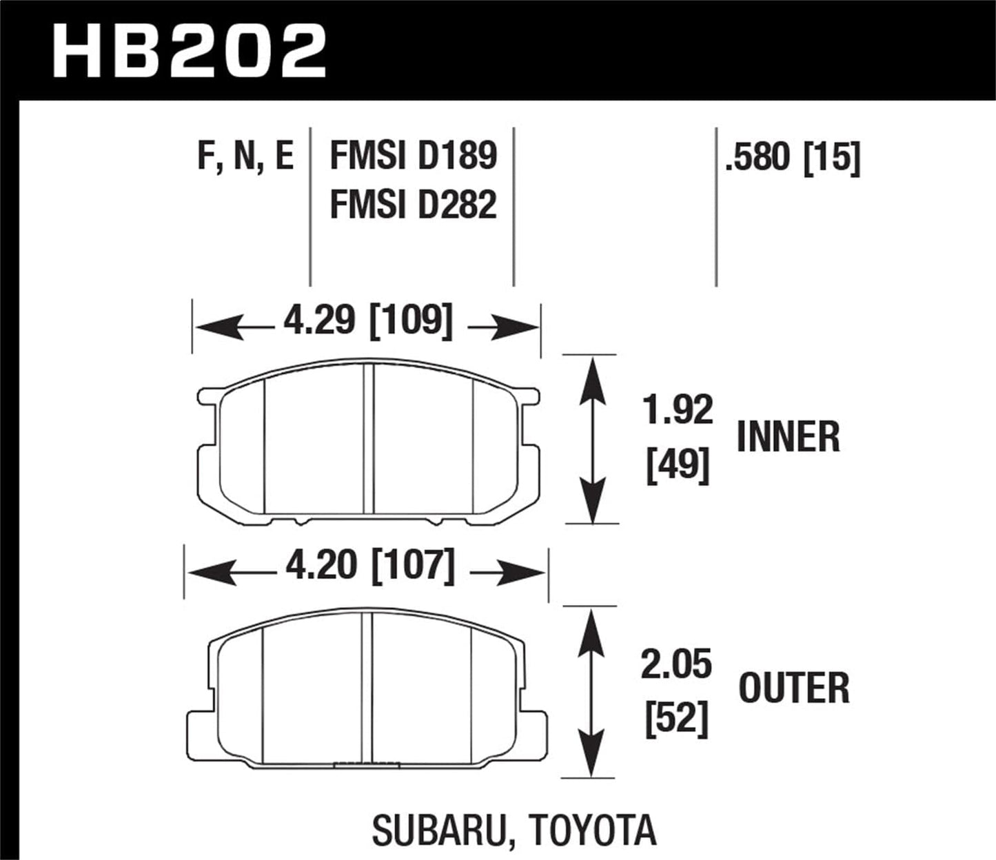 Hawk 79-84 Mazda B2000 / 70-74 RX-2 / 74-78 RX-4 / 79-85 RX-7 Blue 9012 Front Race Brake Pads