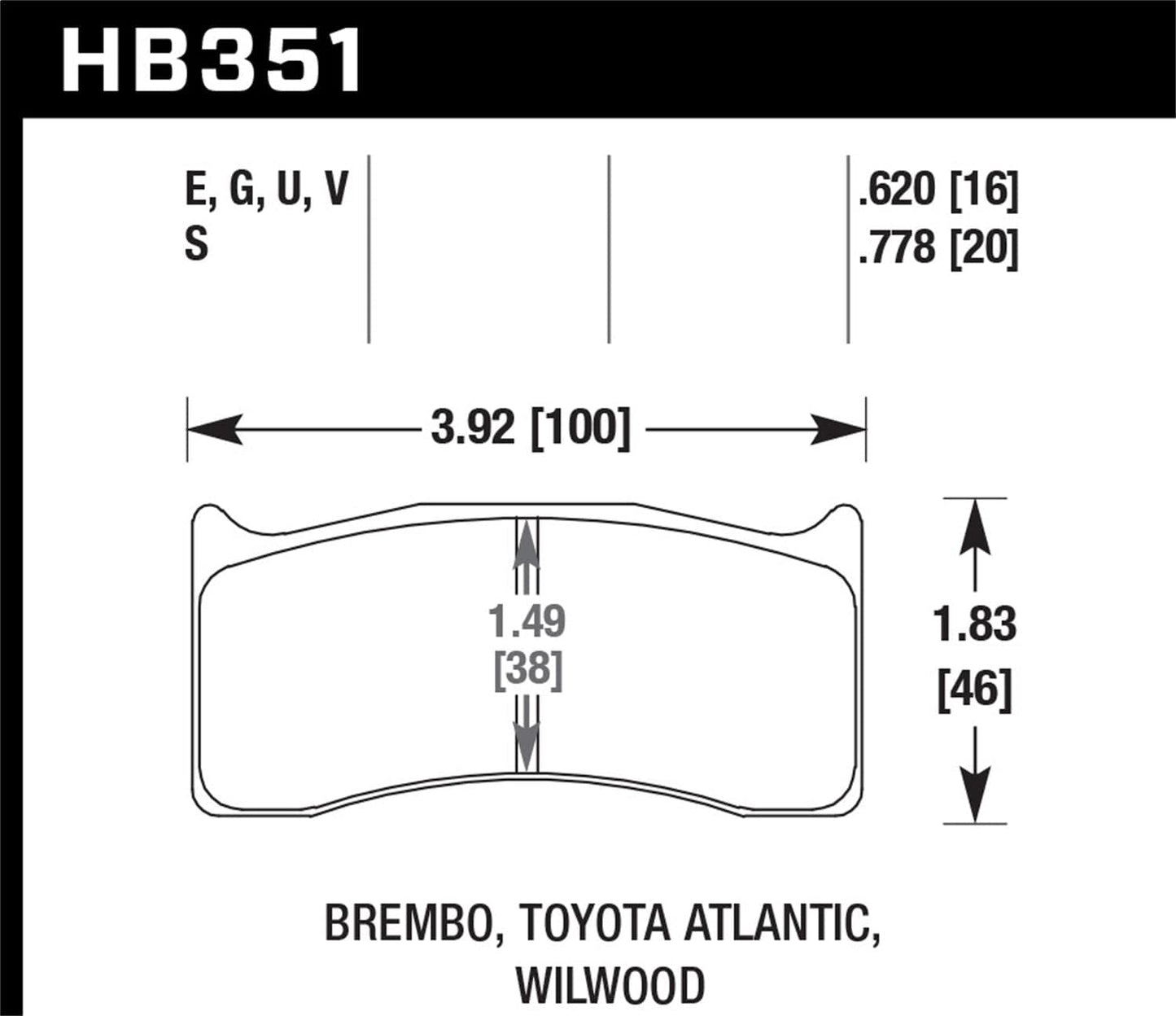 Hawk Blue 9012 Brake Pads Volkswagon