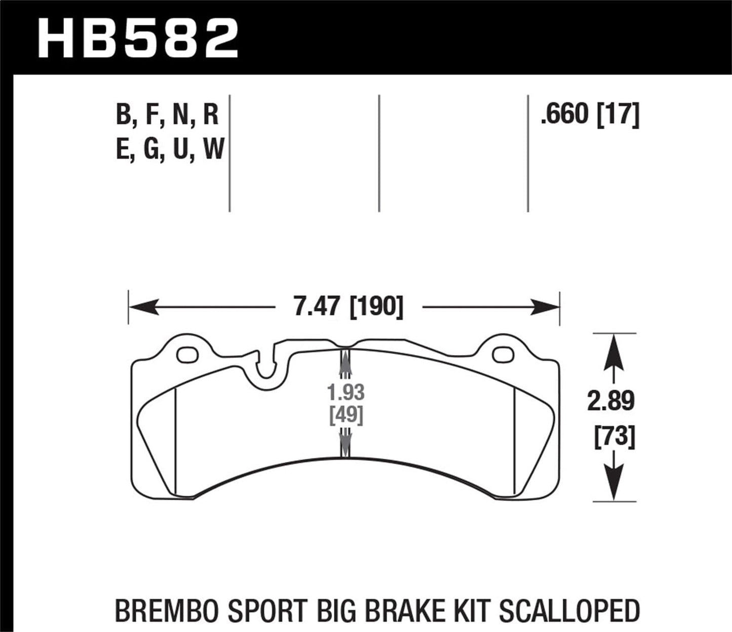 Hawk Brembo Racing DTC-60 Brake Pads