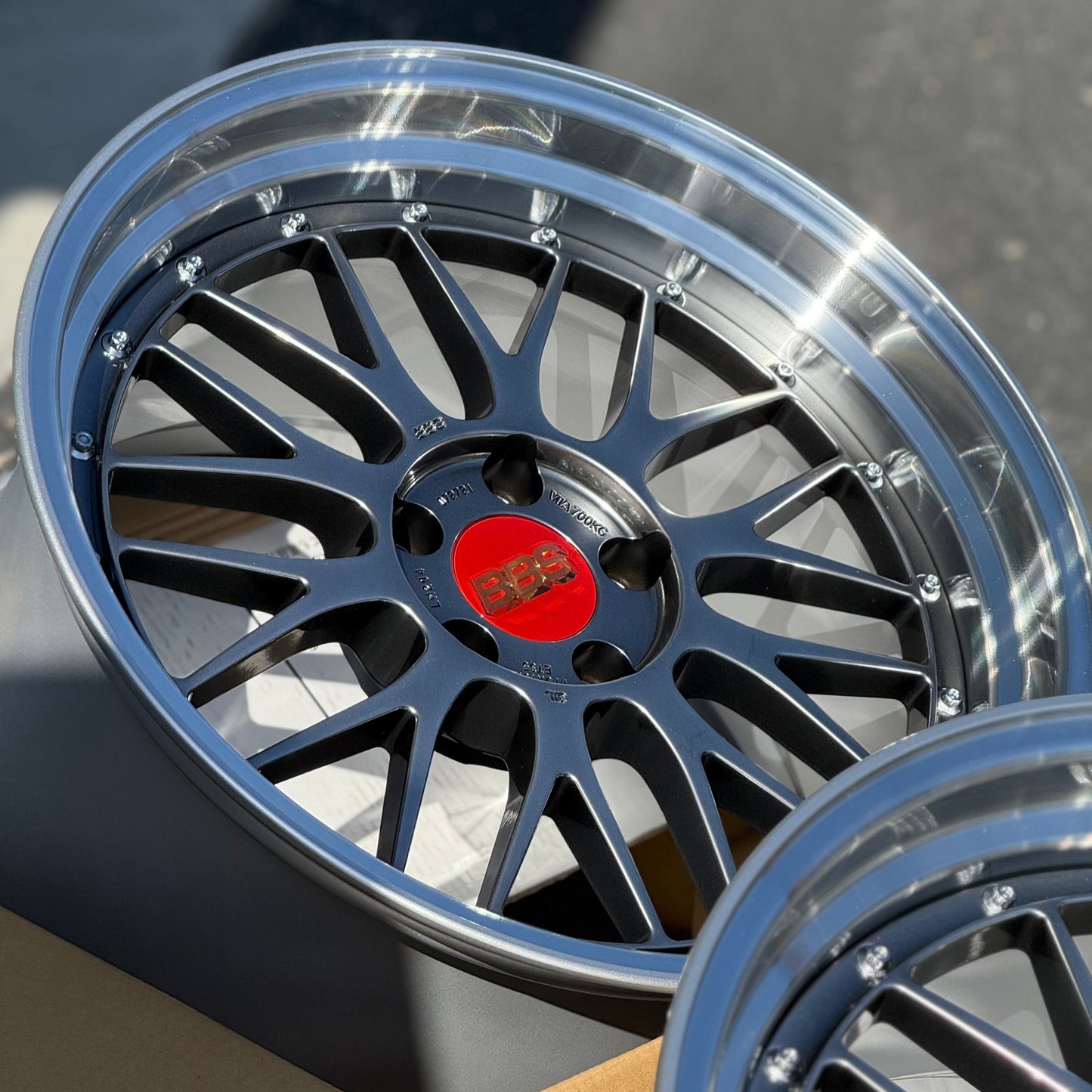 BBS LM 19x9.5 +22, 19x11 +37 5x120 Diamond Black (SET)