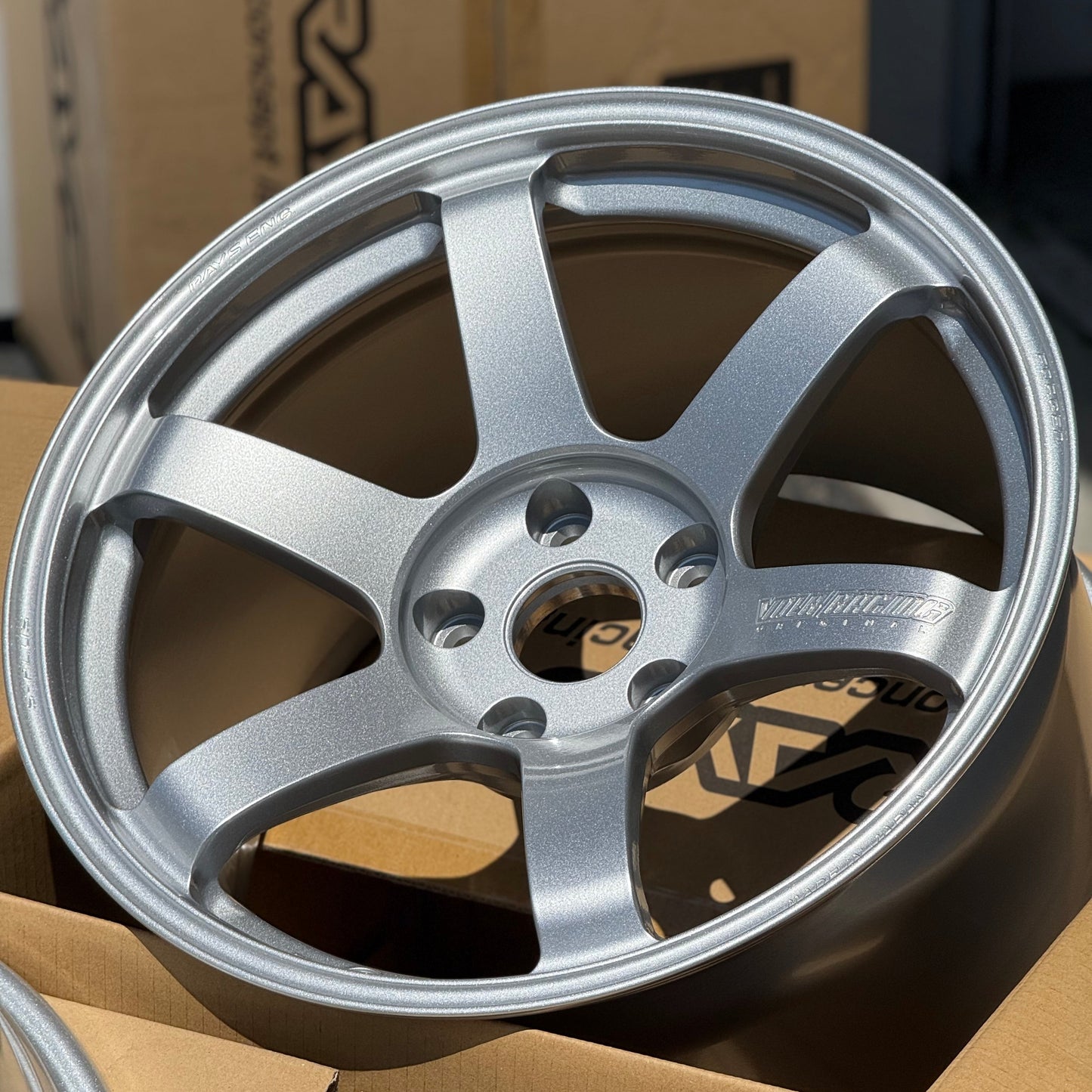 Volk Racing TE37 Saga S-Plus 18x10 +25, 18x11 +34 5x112 Diamond Silver (SET)