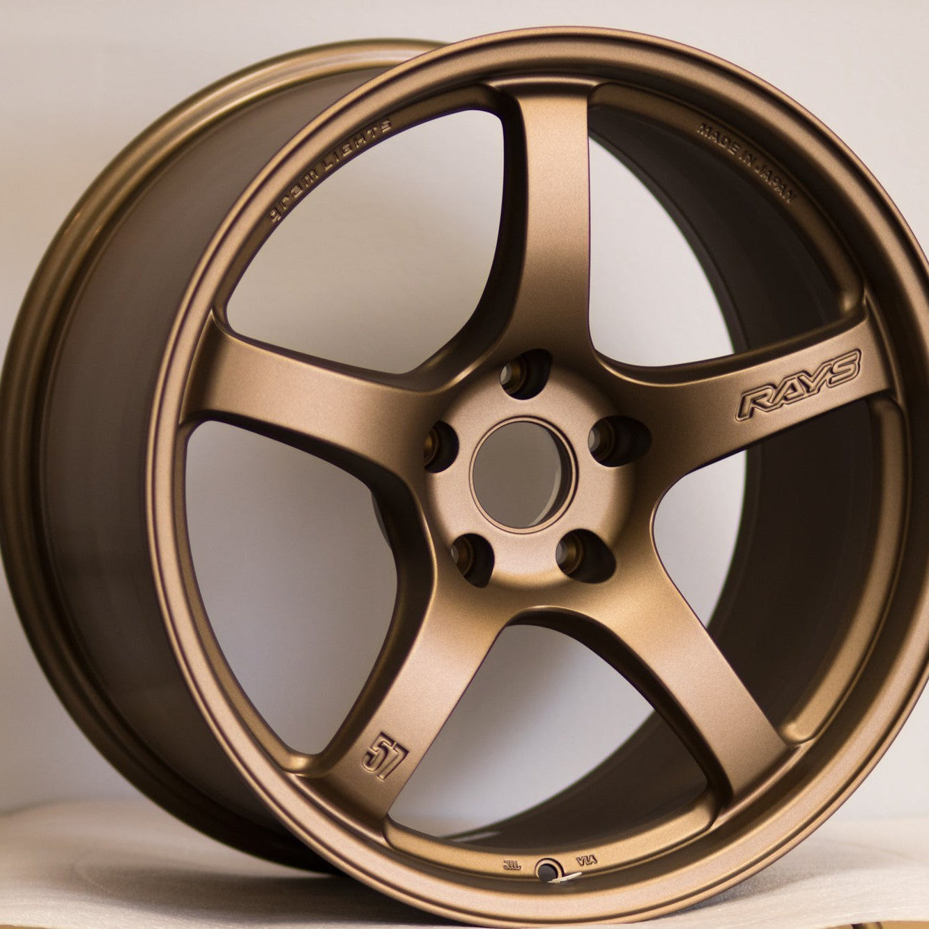 Gram Lights 57CR 18x9.5 +38 5x100 Bronze 2 (SET)
