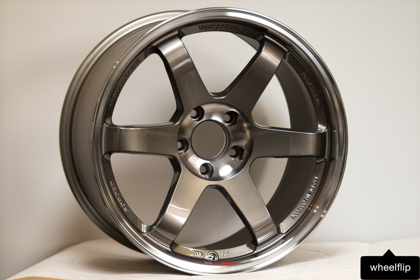 Volk TE37SL 18x9.5 +38 5x120 Pressed Graphite (SET)
