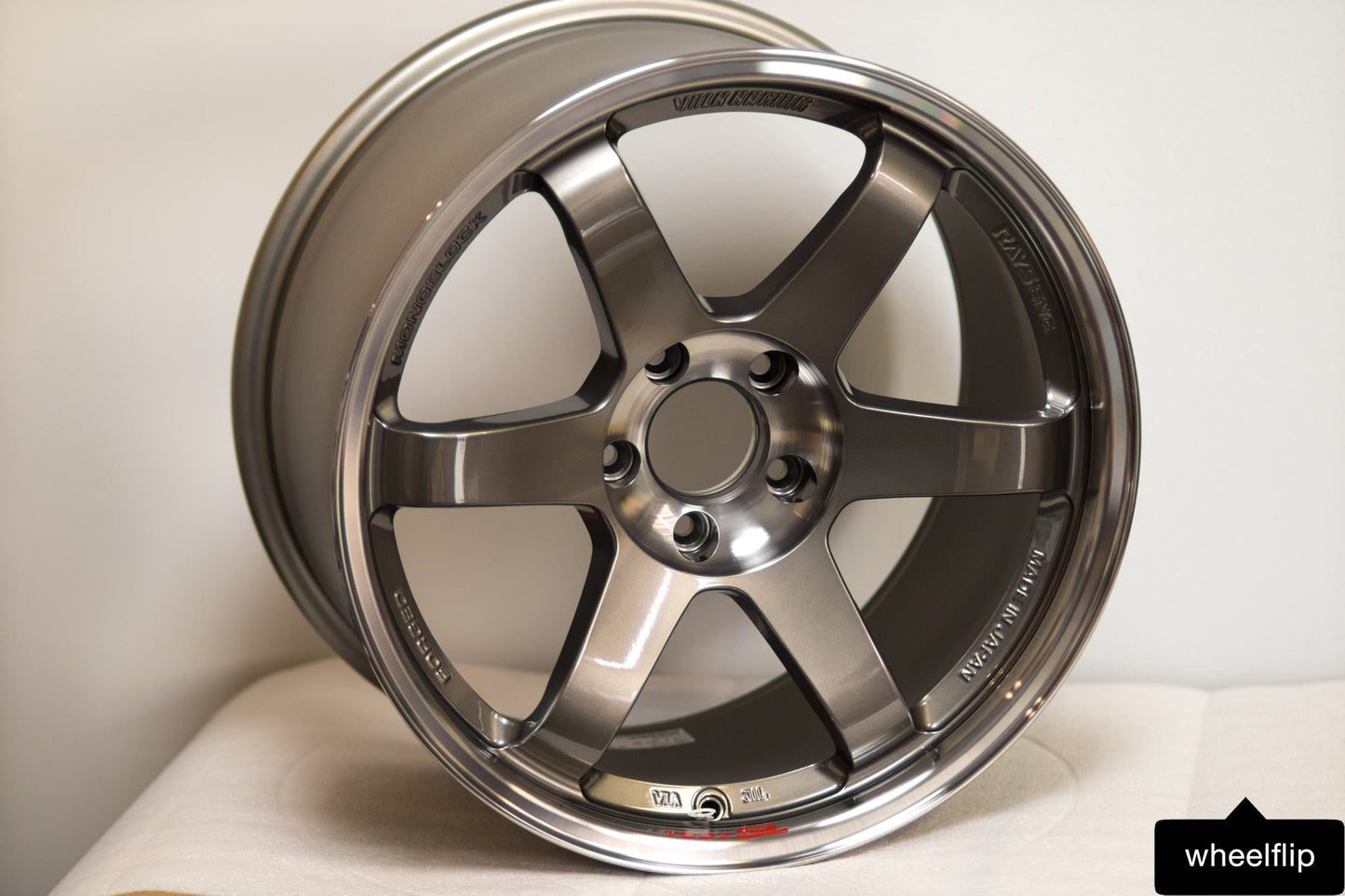 Volk TE37SL 18x9.5 +38 5x120 Pressed Graphite (SET)