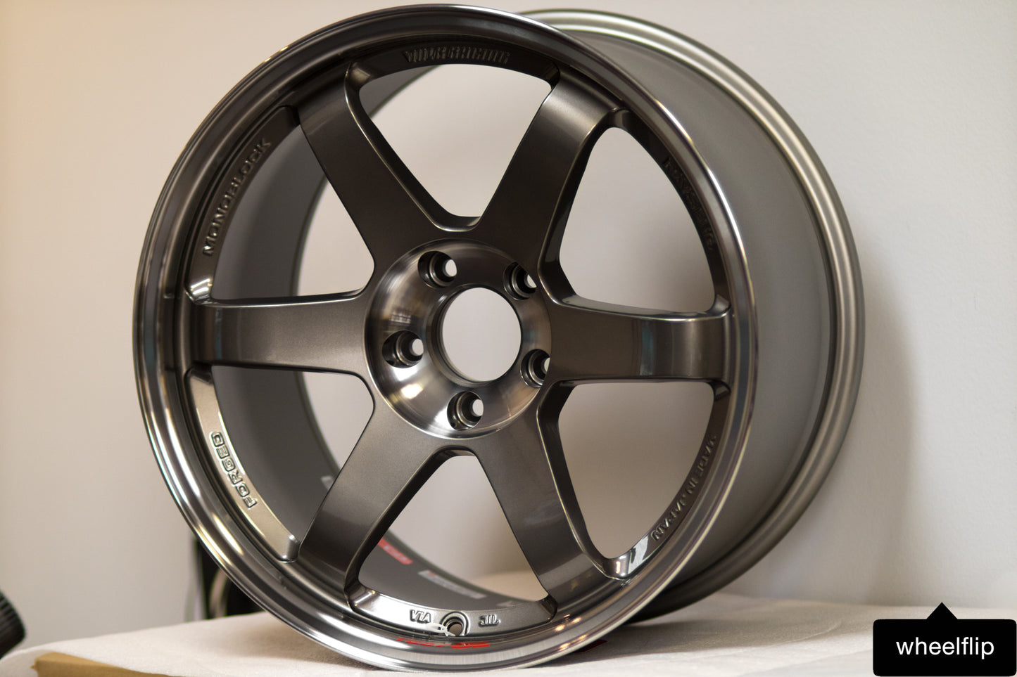 Volk TE37SL 18x9.5 +38 5x120 Pressed Graphite (SET)