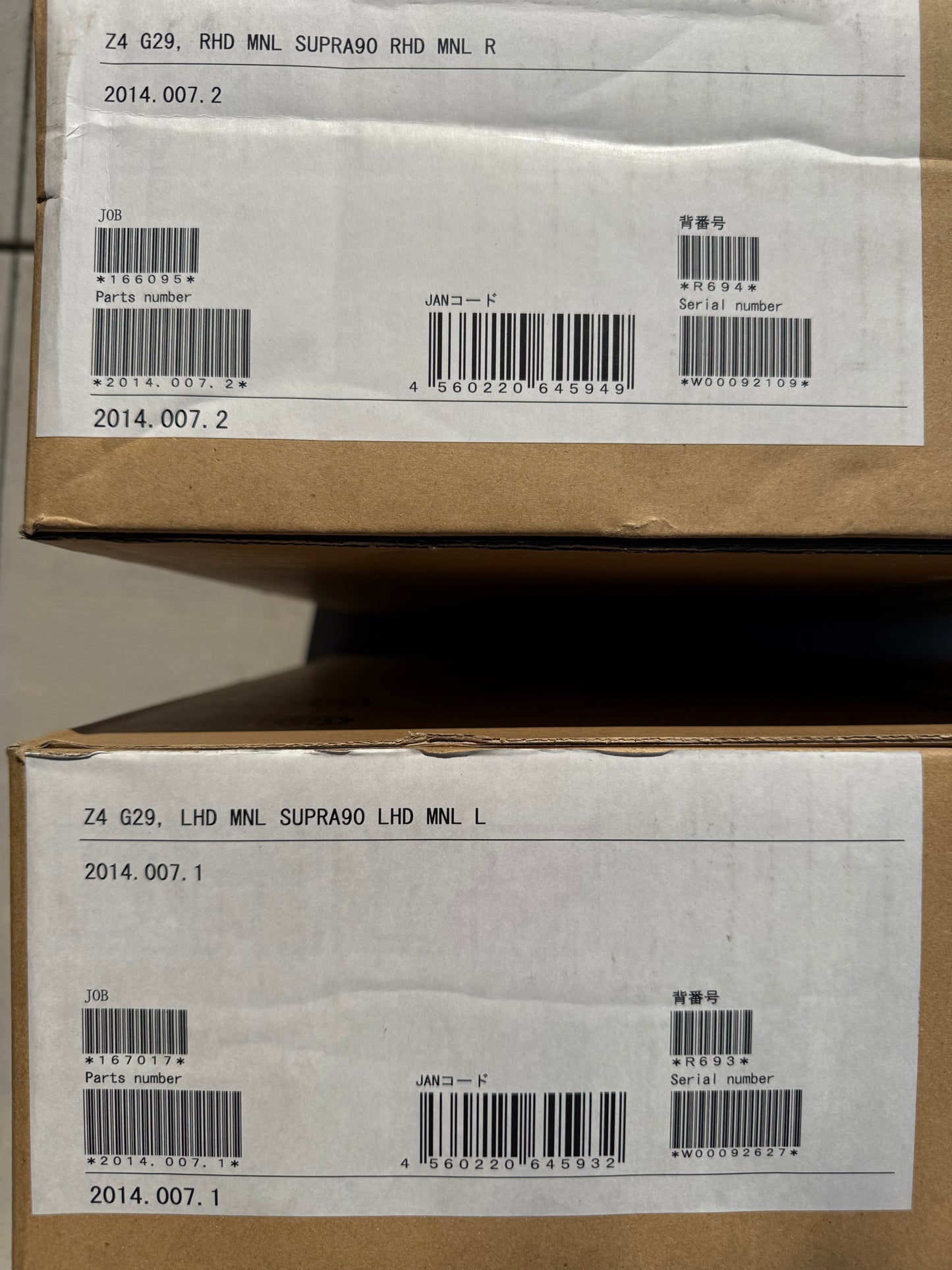 Recaro Base Frame Seat Rails - Toyota Supra A90