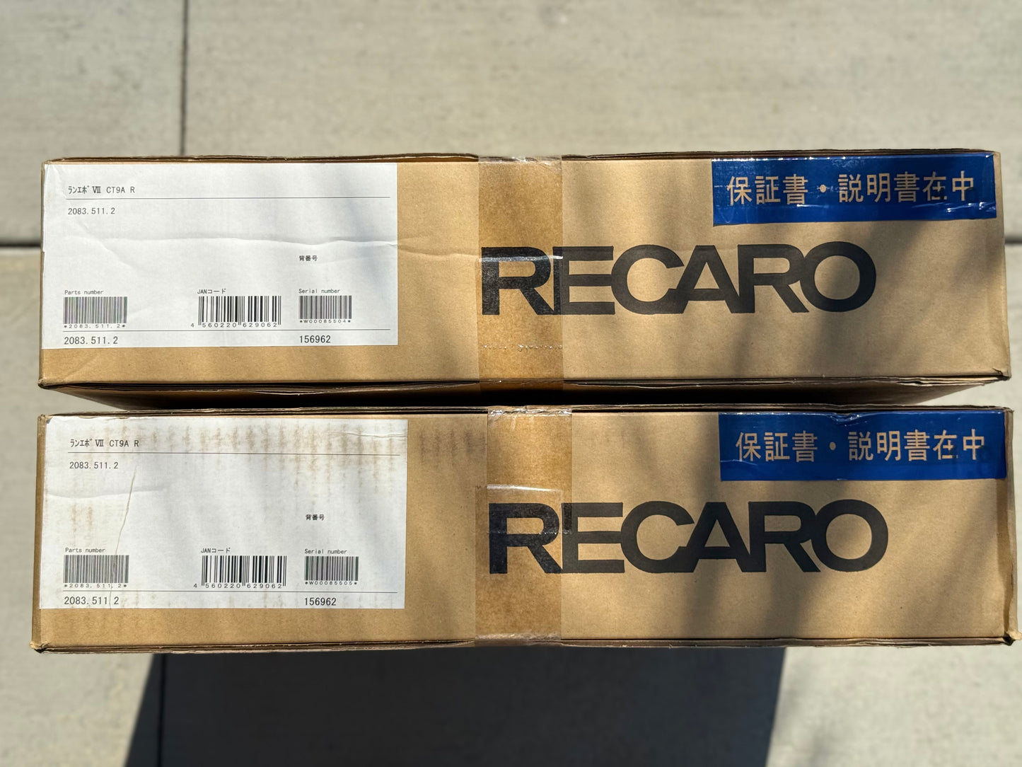 Recaro Base Frame Seat Rails - Mitsubishi Evo 7/8/9