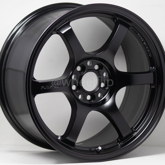 Gram Lights 57DR 17x9 +38 5x114.3 Semi Gloss Black (SET)