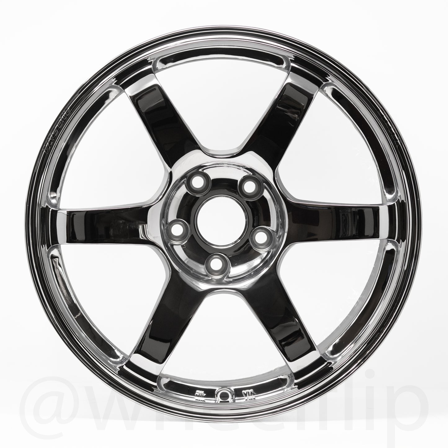 Volk Racing TE37 Saga SL 18x9.5 +22 5x114.3 Chrome Plating (SET)