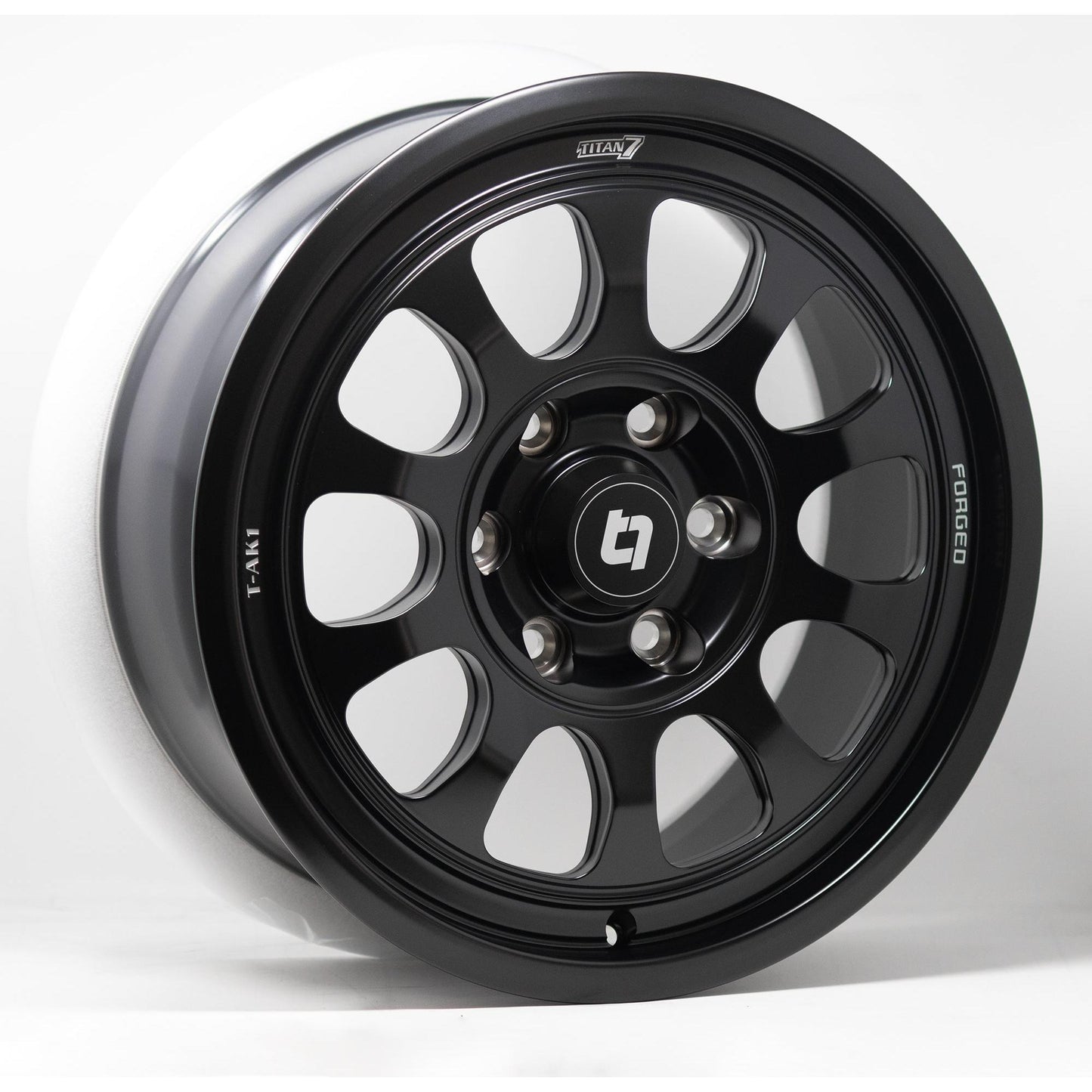 Titan 7 T-AK1 17x7.5 +42 6x130 Machine Black for Mercedes Sprinter (SET)