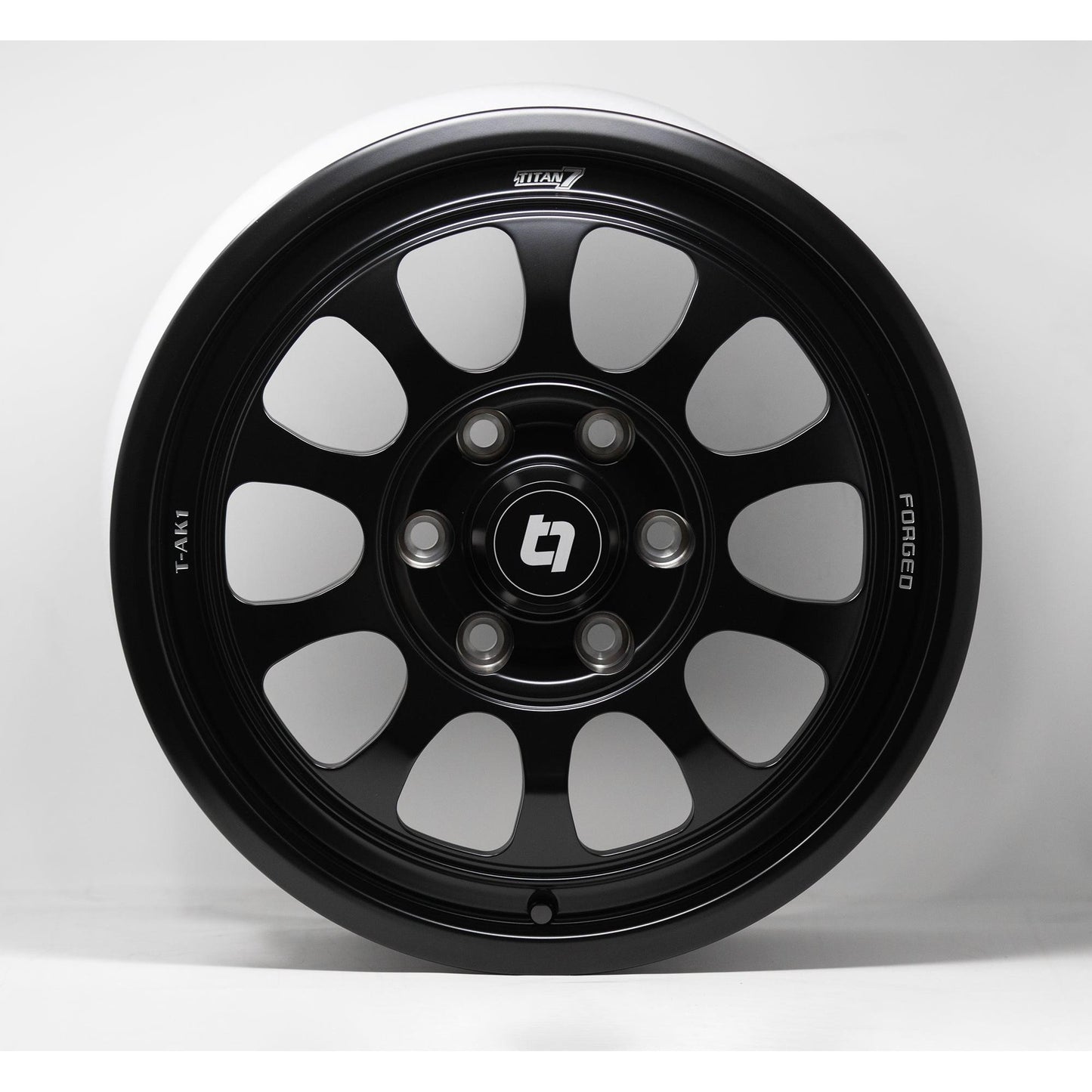 Titan 7 T-AK1 17x7.5 +42 6x130 Machine Black for Mercedes Sprinter (SET)