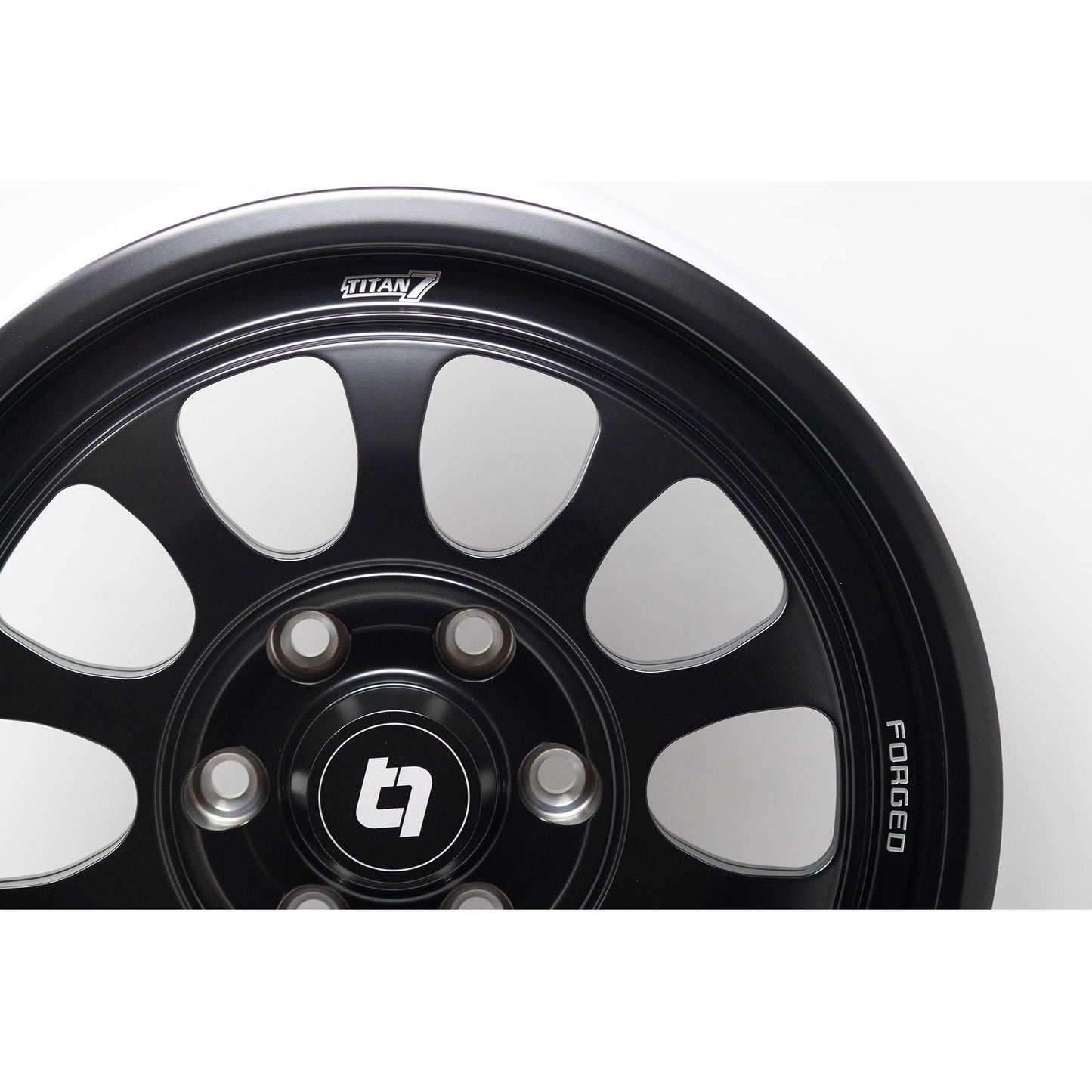 Titan 7 T-AK1 17x7.5 +42 6x130 Machine Black for Mercedes Sprinter (SET)