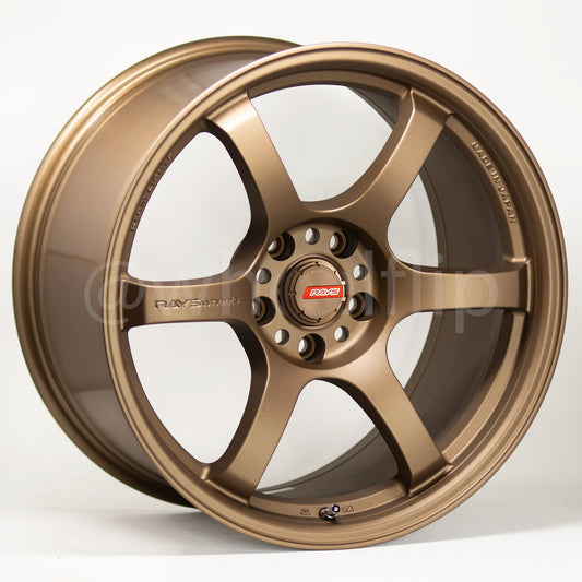 Gram Lights 57DR 18x9.5 +22 5x114.3 Bronze 2 (SET)
