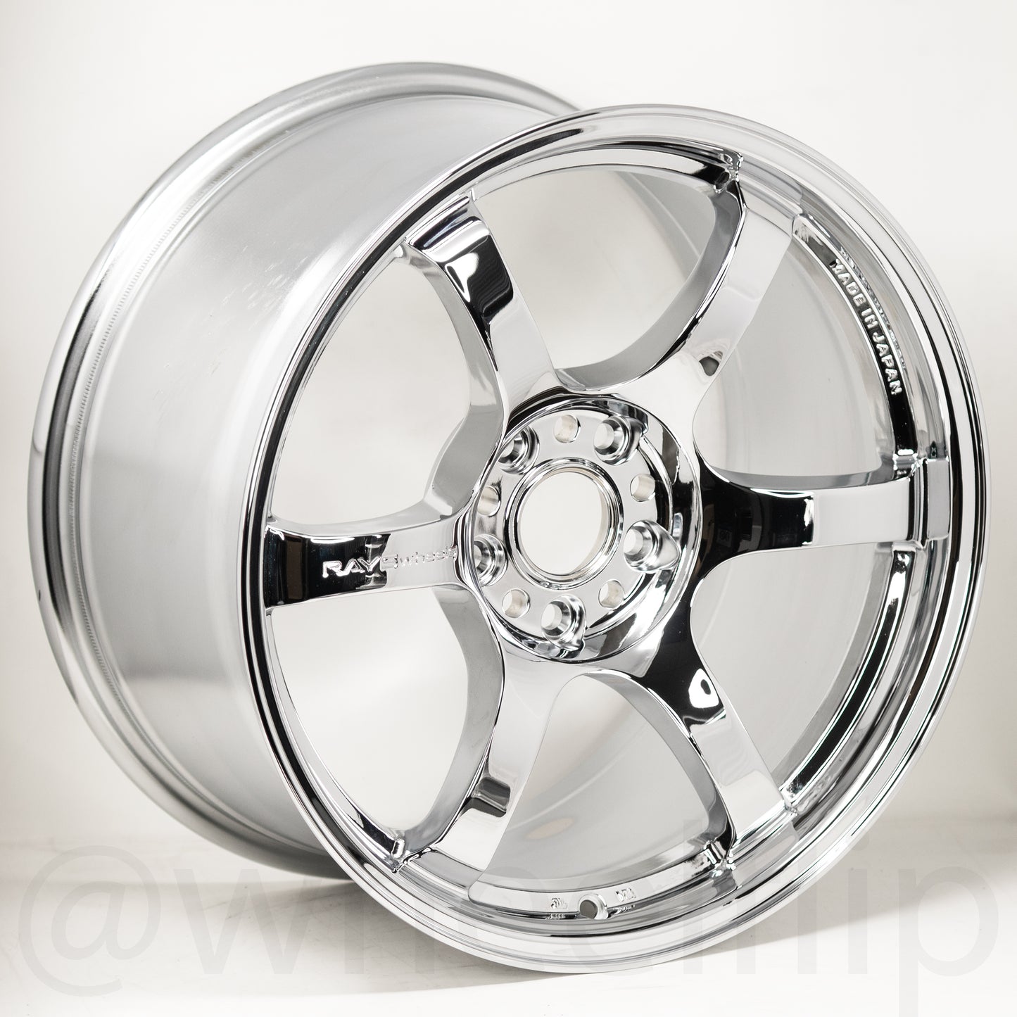Gram Lights 57DR 18x9.5 +22 5x114.3 Chrome Plating (PAIR)