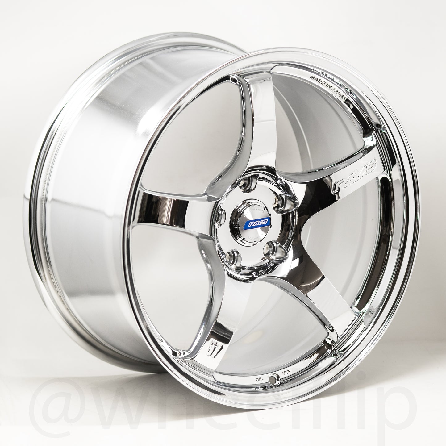 Gram Lights 57CR 18x9.5 +38 5x100 Chrome Plating (SET)