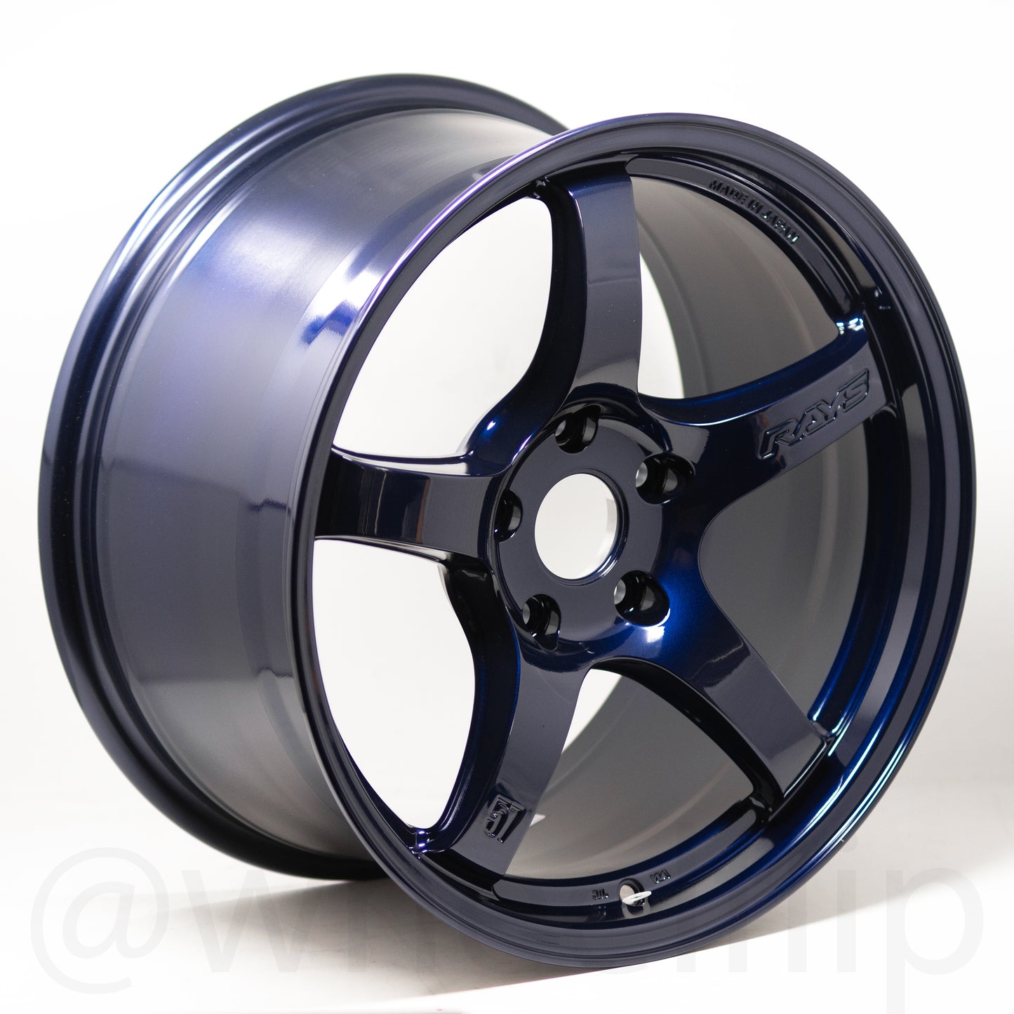 Gram Lights 57CR 17x9 +38 5x114.3 Eternal Blue Pearl (SET)