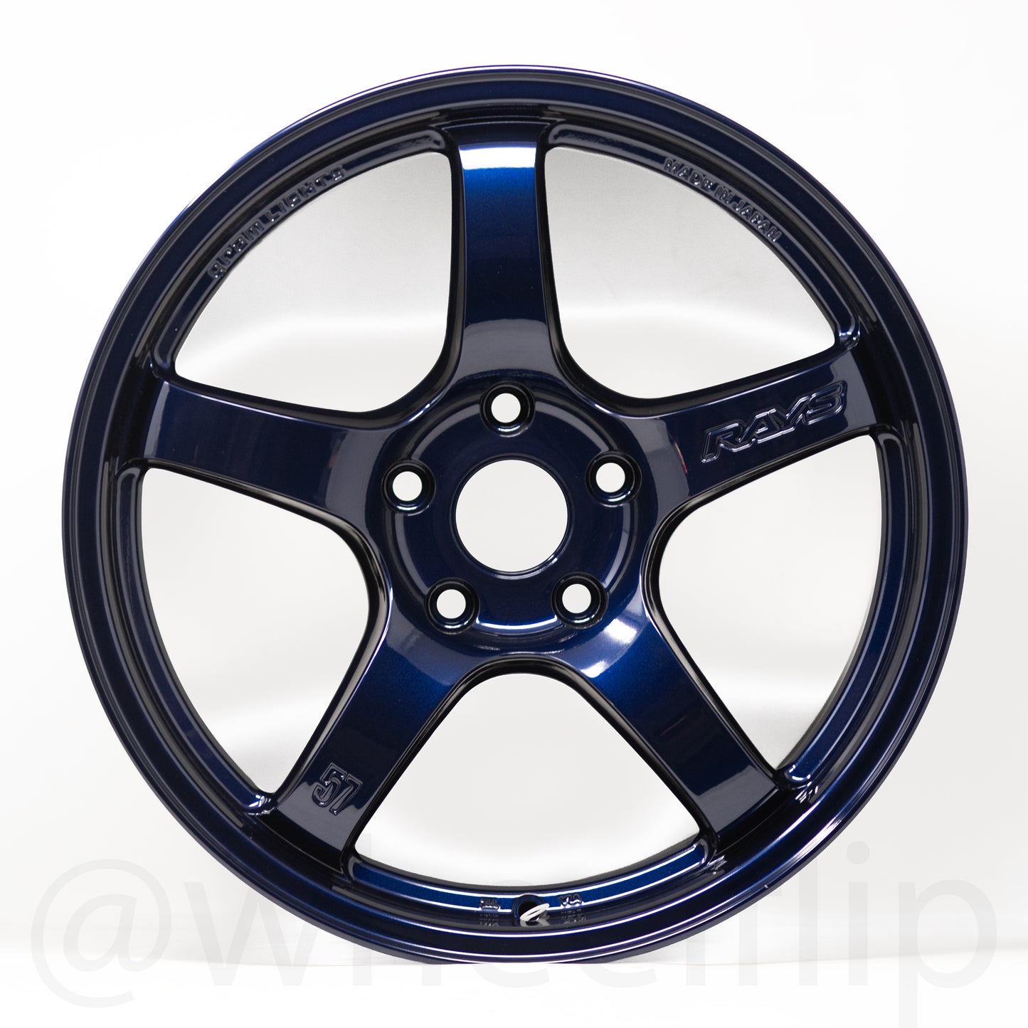 Gram Lights 57CR 17x9 +38 5x114.3 Eternal Blue Pearl (SET)