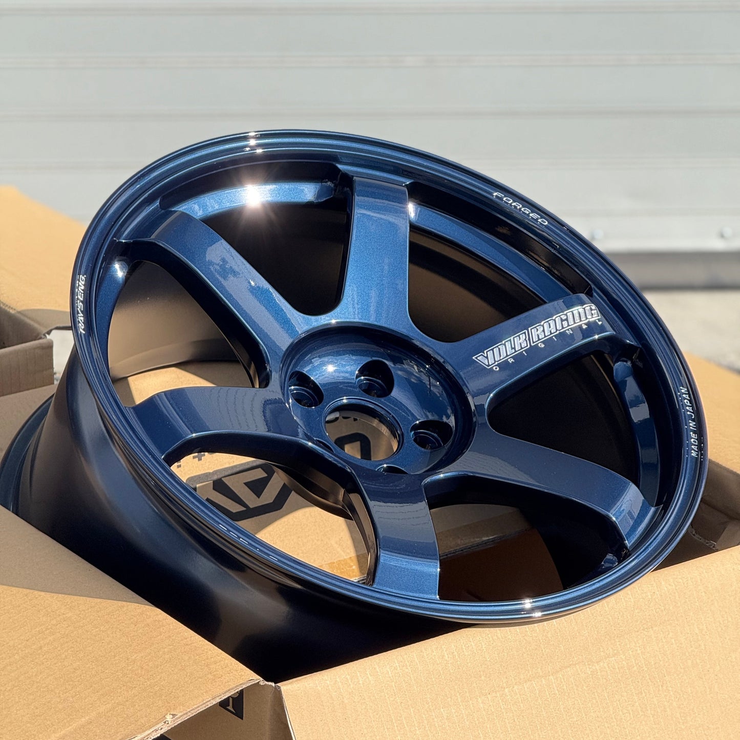 Volk Racing TE37 Saga S-Plus 19x9.5 +25, 19x11 +35 5x112 Mag Blue (SET)