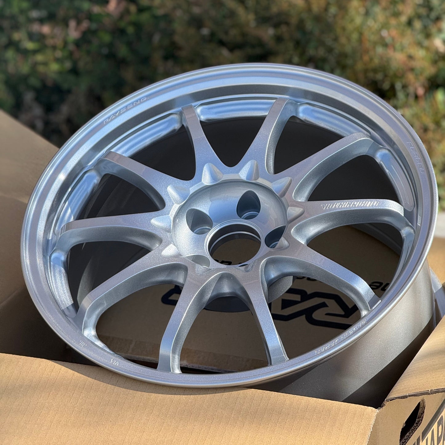 Volk Racing CE28N-Plus 17x9.5 +45 5x100 Diamond Silver (SET)