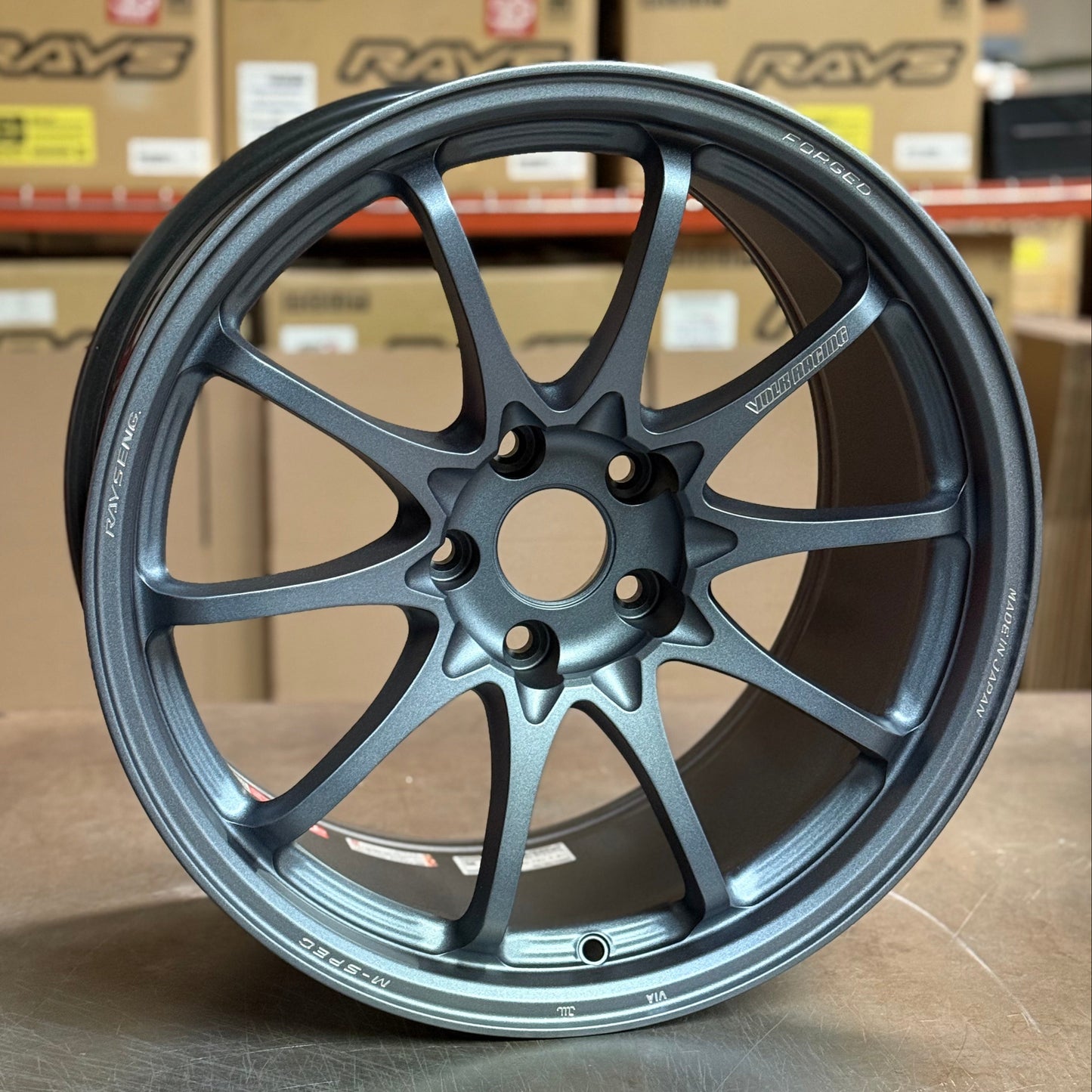 Volk Racing CE28N-Plus M-Spec 18x10 +40 5x114.3 Blast Gunmetal (SET)