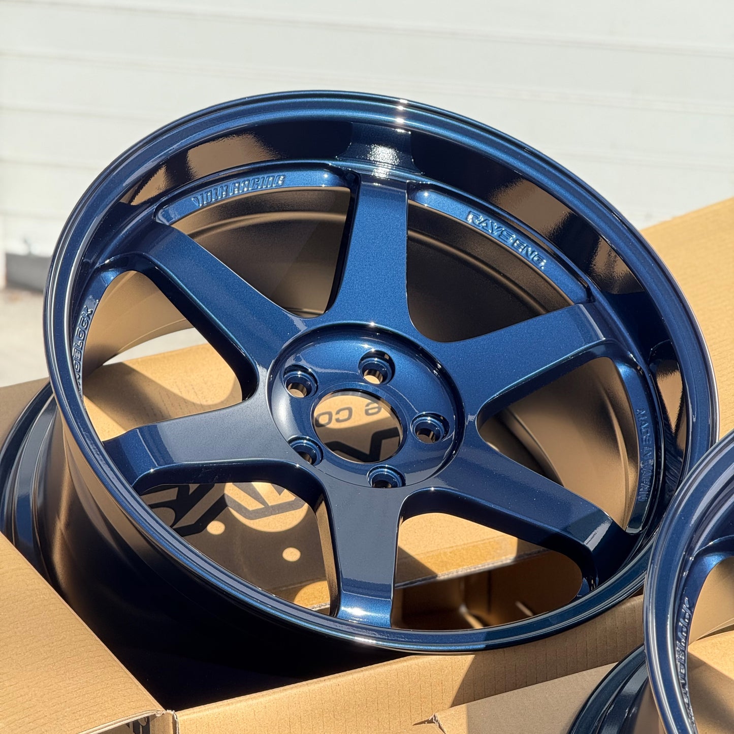 Volk Racing TE37SL 19x9.5 +22, 19x10.5 +35 5x112 Mag Blue (SET)
