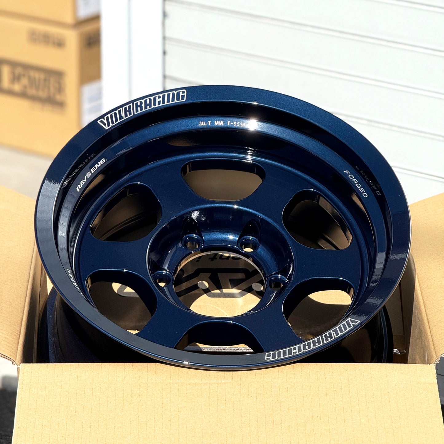 Volk Racing TE37XT M-Spec 16x8 -20, 6x139.7 Mag Blue (SET)