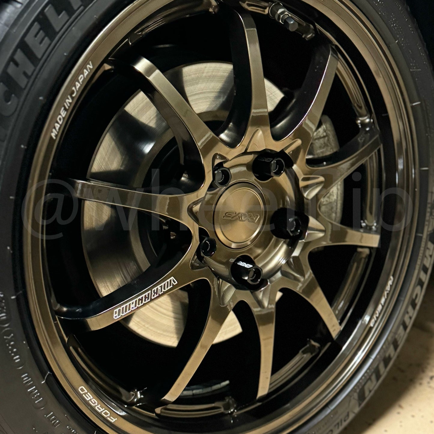 Rays Volk Racing Low Type Center Cap - Bronze (SET)