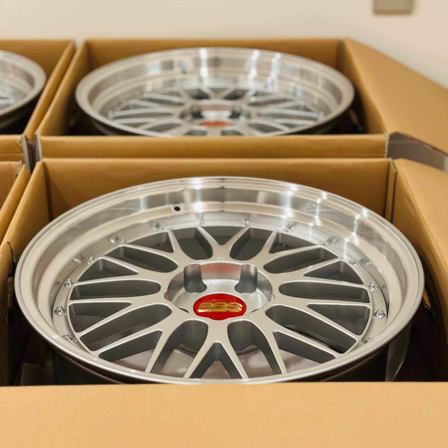 BBS LM 19x9.5 +20, 19x11 +25 5x120 Diamond Silver (SET)