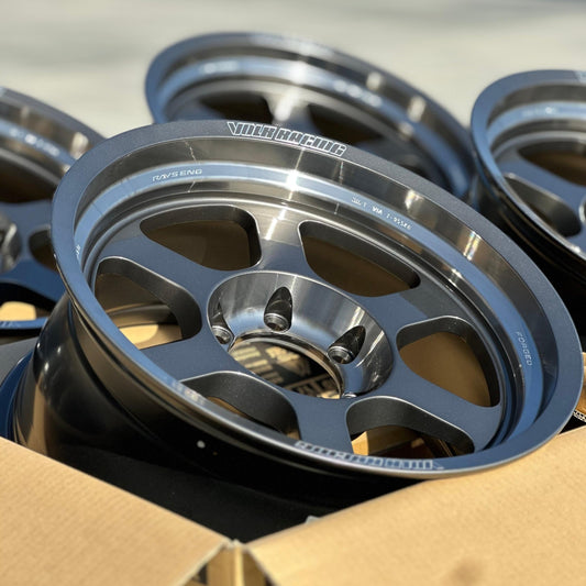 Volk Racing TE37XT SL M-Spec 18x9 +0 6x139.7 Pressed Graphite (SET)