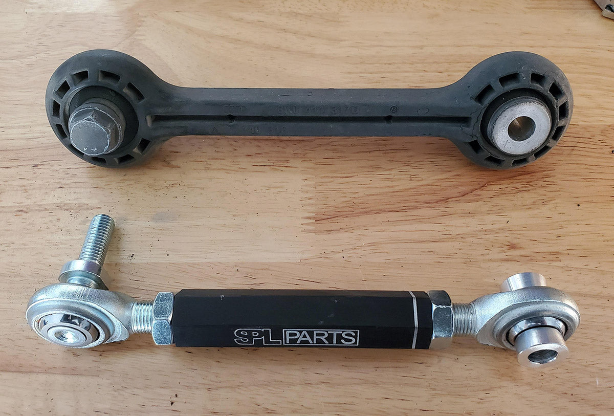 SPL Parts Adjustable Front Sway Bar Endlink Kit - 2009-2016 Audi A4 (B8)
