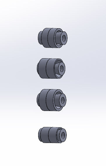 SPL Parts Rear Spherical Knuckle Bushing Kit - 2017-2020 Fiat 124 Spider (NF)