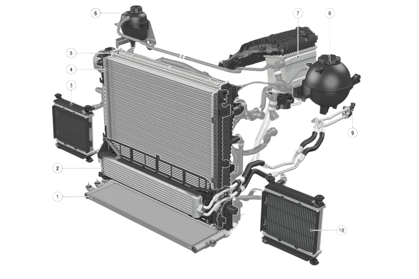 CSF High Performance Auxiliary Radiator | G8X M2 / M3 / M4 (S58)