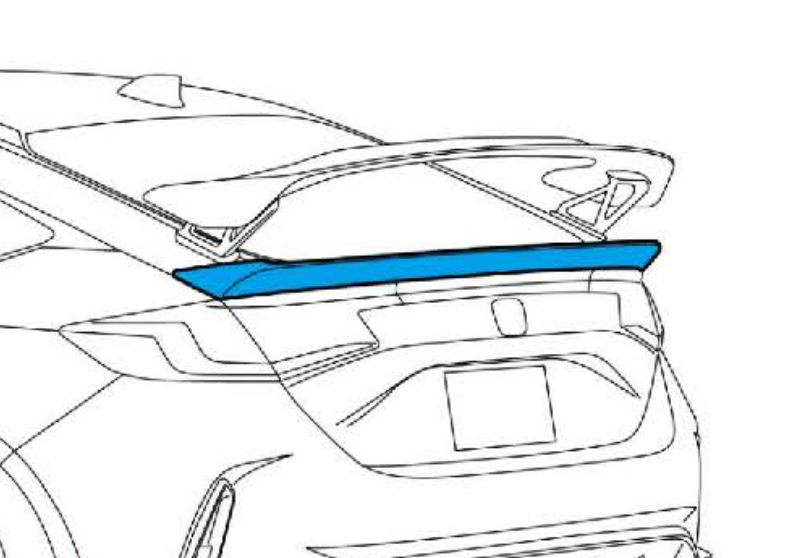 HKS Type S Duck Tail Spoiler (FRP) - Honda Civic Type R FL5 2023+