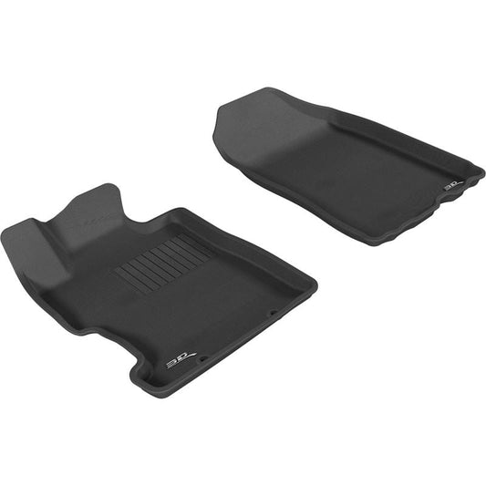 3D MAXpider KAGU 1st Row Floormat - Black | 2006-2011 Honda Civic (L1HD01211509)