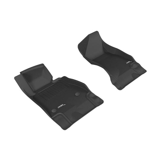 3D MAXpider KAGU 1st Row Floormat - Black | 2016-2020 Chevrolet Camaro (L1CH06911509)