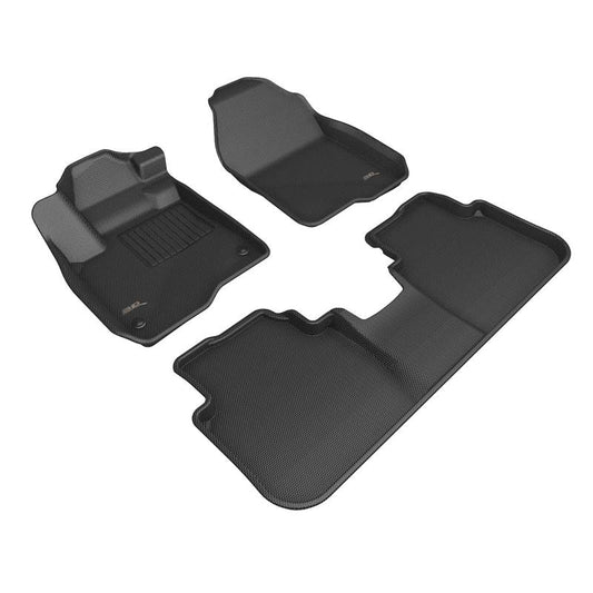 3D MAXpider KAGU 1st & 2nd Row Floormats - Black | 2023+ Honda CR-V (L1HD13201509)