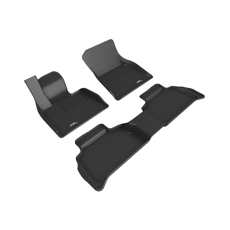 3D MAXpider KAGU Floor Mat- Black R1 R2 | 20-24 BMW X6 (G06) (L1BM11301509)