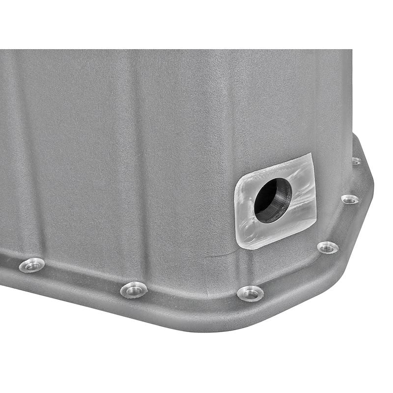 aFe Street Series Engine Oil Pan Raw w/ Machined Fins (46-70330)