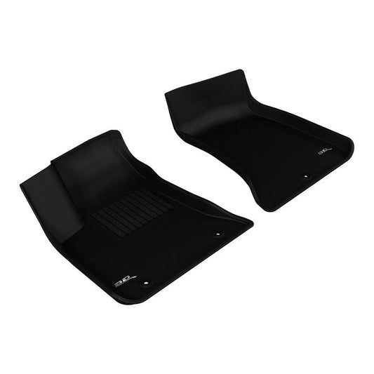 3D MAXpider KAGU 1st Row Floormat - Black | 2011-2020 Dodge/Chrysler Charger Rwd/300/300C Rwd (L1DG01411509)