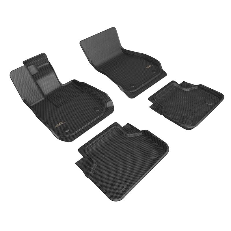 3D MAXpider KAGU Floor Mat- Black R1 R2 | 18-23 BMW 8 Series Gran Coupe (L1BM11401509)