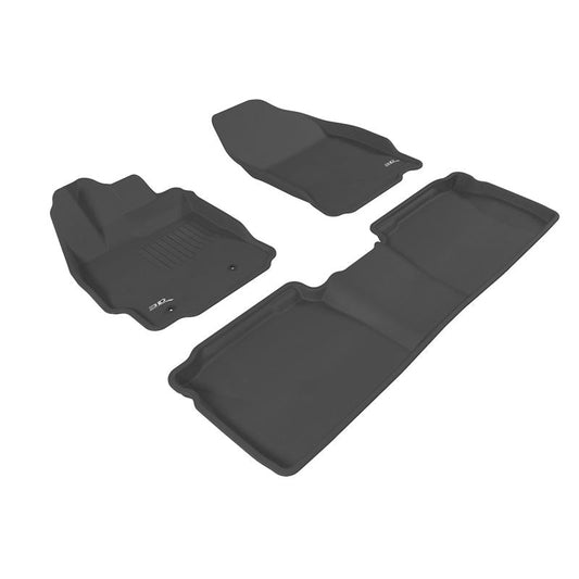3D MAXpider KAGU 1st & 2nd Row Floormats - Black | 2011-2013 Scion TC (L1SC00101509)