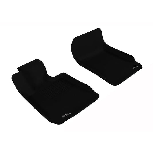 3D MAXpider KAGU 1st Row Floormat - Black | 2006-2011 BMW 3 Series E90/E92 (L1BM00611509)