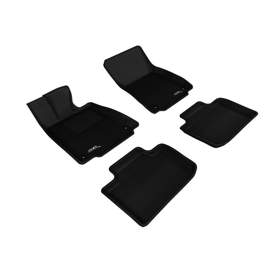 3D MAXpider KAGU 1st & 2nd Row Floormats - Black | 2014-2020 Lexus IS (L1LX03401509)